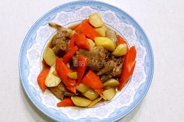 鲍汁土豆排骨的做法图解9