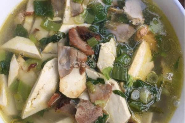 豆腐肉丁汤的做法图解4