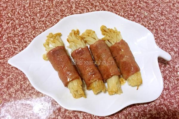 培根金针菇的做法图解7