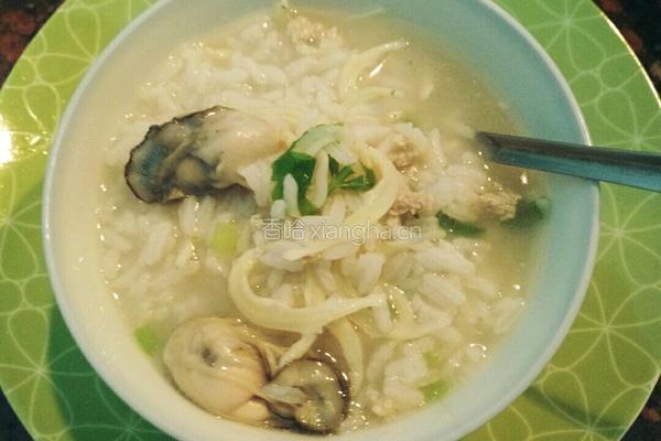 银鱼生蚝肉碎粥的做法图解6