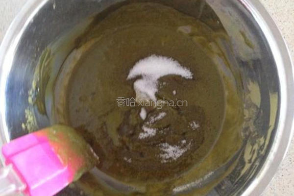 搽茶蛋糕卷的做法图解2