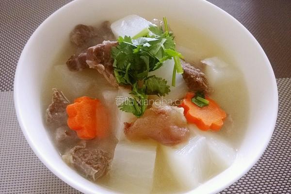 原汁牛肉炖萝卜的做法图解10