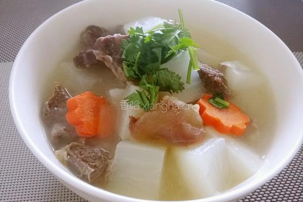 原汁牛肉炖萝卜的做法图解11