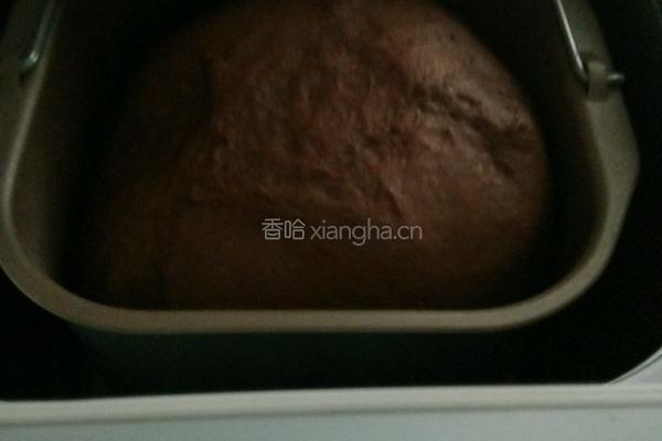 可可麻薯夹心软欧包的做法图解3