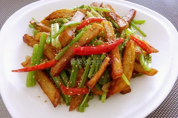 干煸土豆条的做法图解9