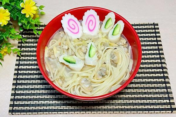 味噌蜆肉拉麵的做法图解8