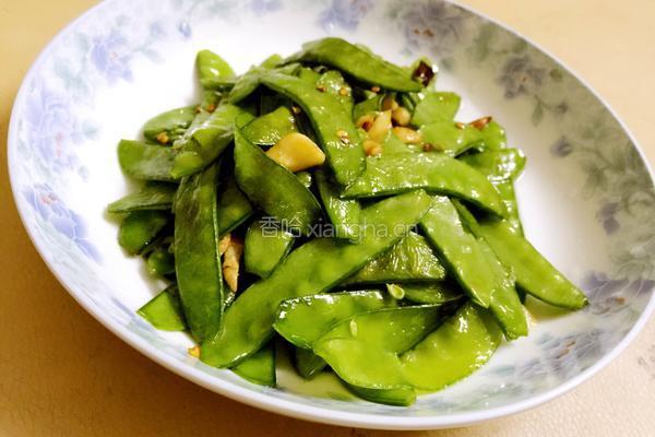 炒荷兰豆的做法图解5