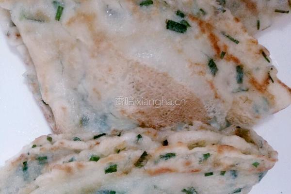 韭菜小茴香煎饼的做法图解11