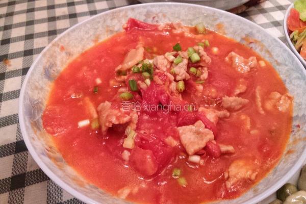 番茄炒肉片