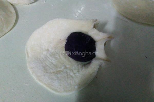 紫薯花包的做法图解4
