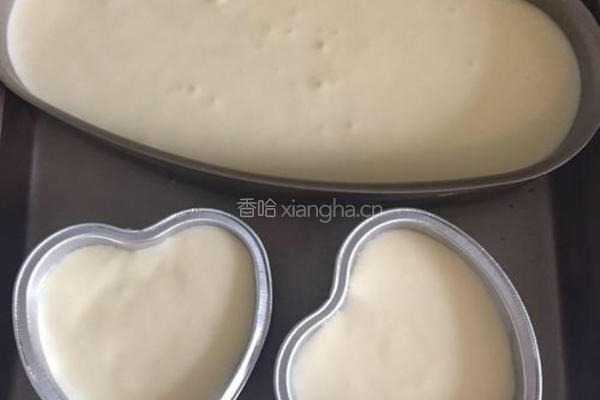 轻乳酪蛋糕(椭圆形模水浴法)的做法图解9