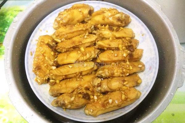 蒸酱香鸡中翅(懒人版)的做法图解9