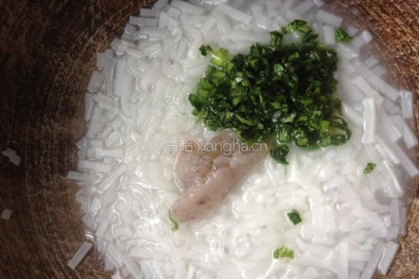 宝宝辅食~~虾沫油菜粿条的做法图解6
