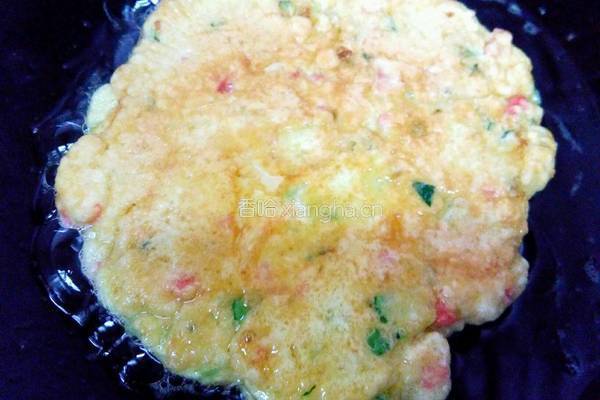 黄瓜火腿蛋饼的做法图解7