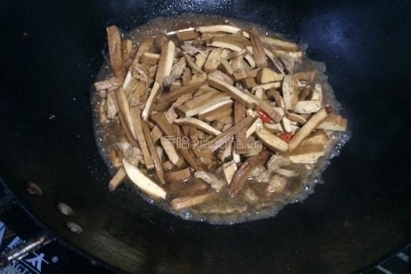 酱干炒肉的做法图解8
