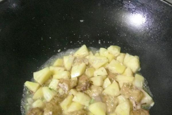 菠萝焖粿肉的做法图解8
