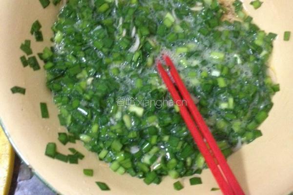 韭菜煎蛋的做法图解3