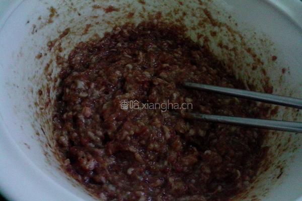 香菇肉沫蛋的做法图解3