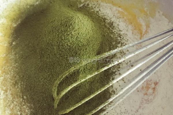 抹茶蛋糕的做法图解2