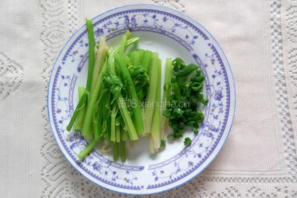 芹菜蒸丸的做法图解3