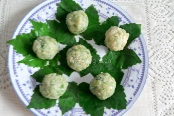 芹菜蒸丸的做法图解9