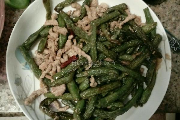干煸豆角的做法图解4
