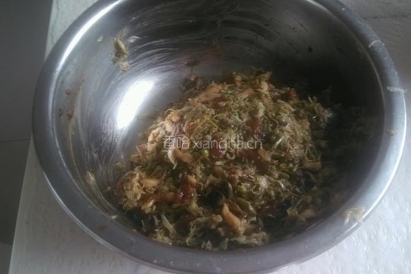 槐花猪肉包的做法图解5
