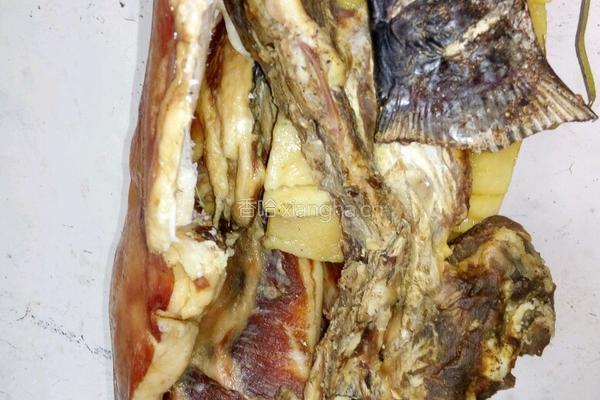 南瓜泡烧腊肉的做法图解3