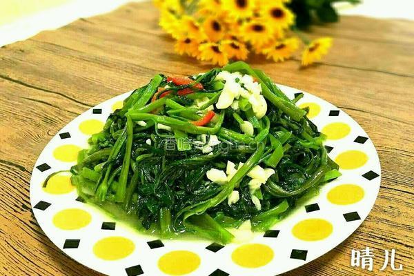 炝炒空心菜的做法图解9