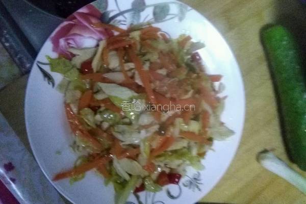 泡菜炒鸡胸肉的做法图解6
