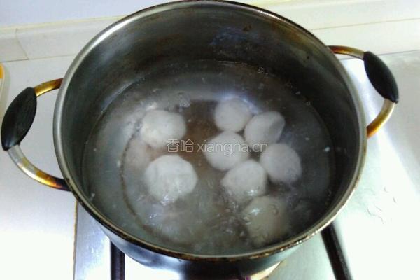 红豆红枣圆子汤的做法图解4