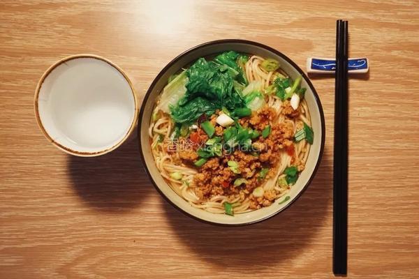 肉末汤面的做法图解6