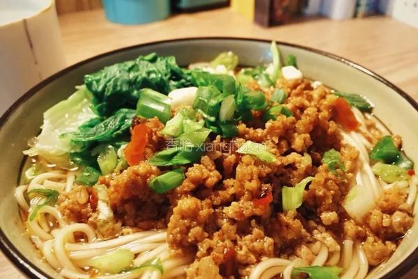 肉末汤面的做法图解5