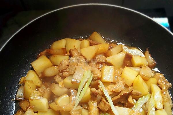 土豆烧肉的做法图解5