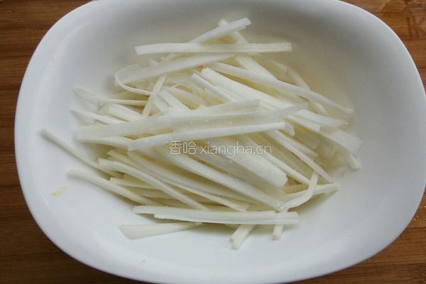 糖醋双丝的做法图解3