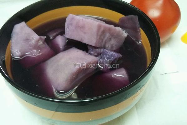紫薯芋头糖水的做法图解6