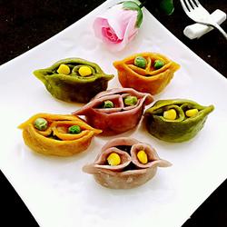 彩色鸳鸯蒸饺的做法[图]