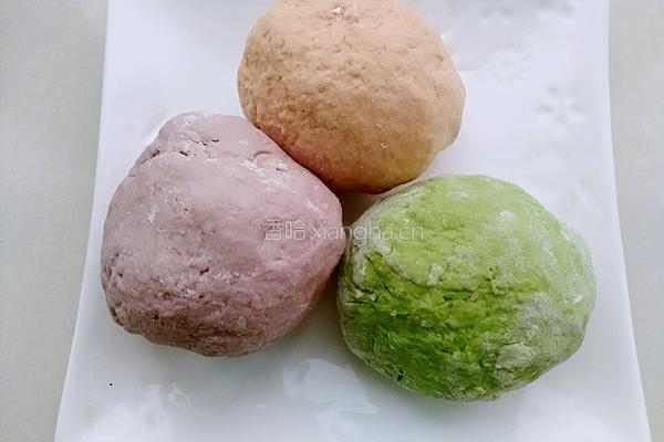 彩色鸳鸯蒸饺的做法图解3