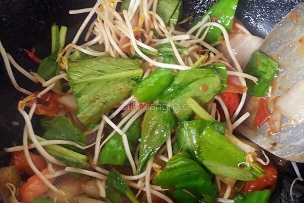 二节子素炒面的做法图解10