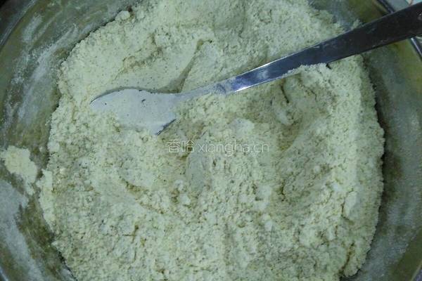 豆沙绿豆糕的做法图解3