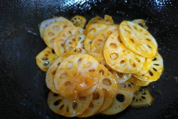 茄汁藕片的做法图解6