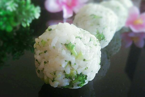小清新西兰花饭团的做法图解13
