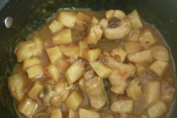 咖喱鸡腿土豆的做法图解6
