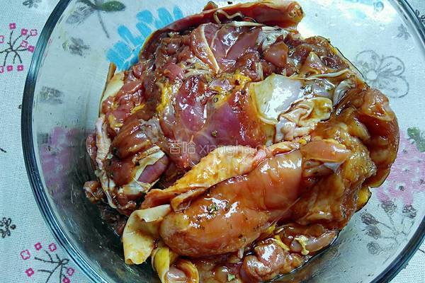 柠香烤鸡排的做法图解6