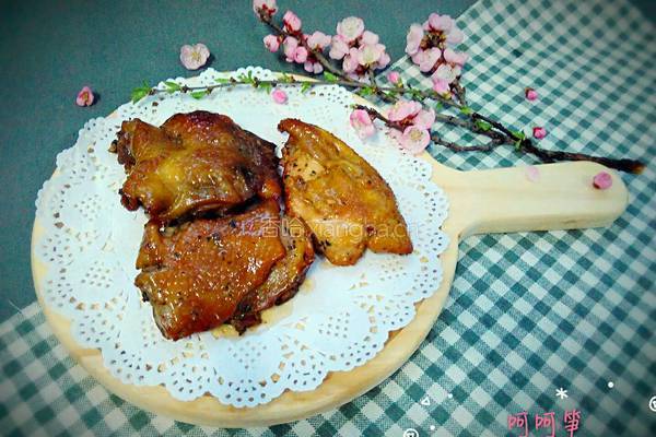 柠香烤鸡排的做法图解15