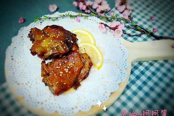 柠香烤鸡排的做法图解17
