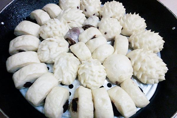 豆沙小馒头的做法图解14
