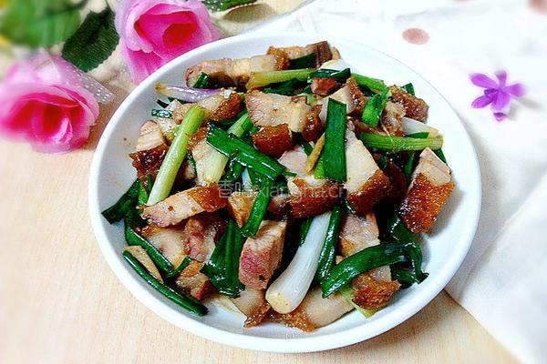 香葱炒烧肉的做法图解7
