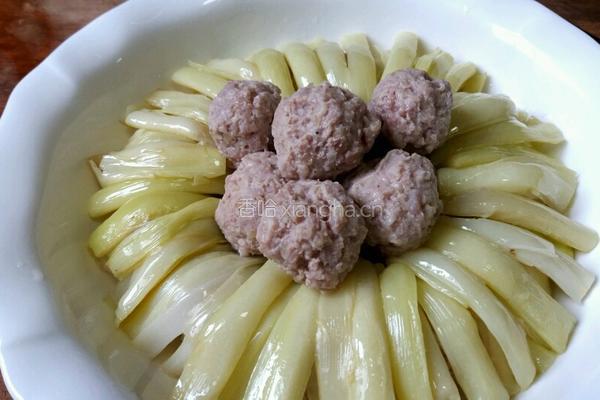 开洋蒲菜肉圆的做法图解9