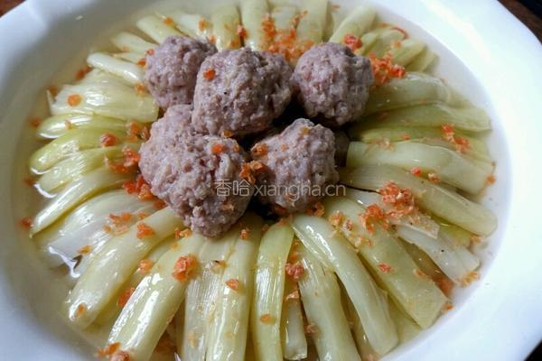 开洋蒲菜肉圆的做法图解10